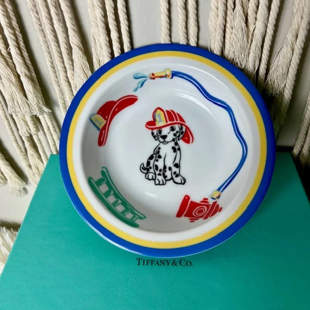 TIFFANY & Co. “FIRE STATION" Mug/Cereal Bowl/Plate 3 Piece Set BRAND NEW - Picture 4 of 10